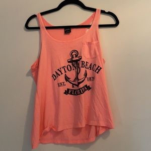Women’s Medium Daytona Beach Pink Tank Top